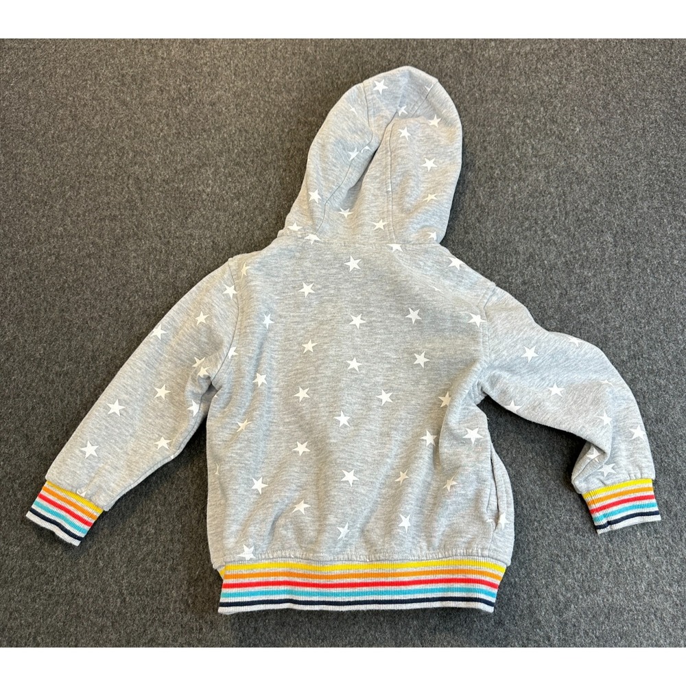 Disney 100 Pixar Monster Up Hoodie Jacket Gray Full Zip Hooded Boy's Size 5 EUC - Picture 15 of 16